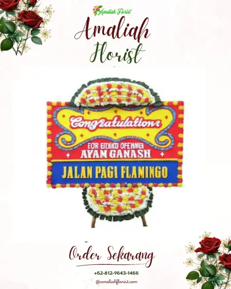 Sewa Papan Bunga Durian Payung